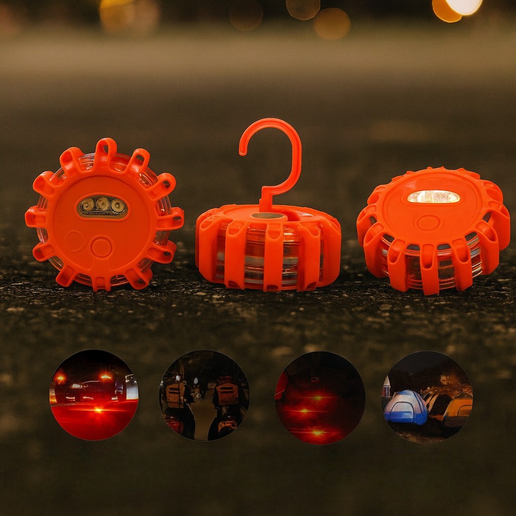 Сигнальна LED лампа Flash Flare з USB зарядкою, 9 режимів, видимість до 1.6 км, червоне світло